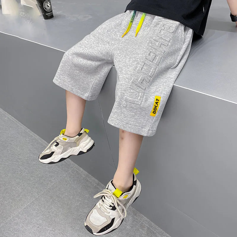 Boys' Summer Cotton Sweatpants Shorts