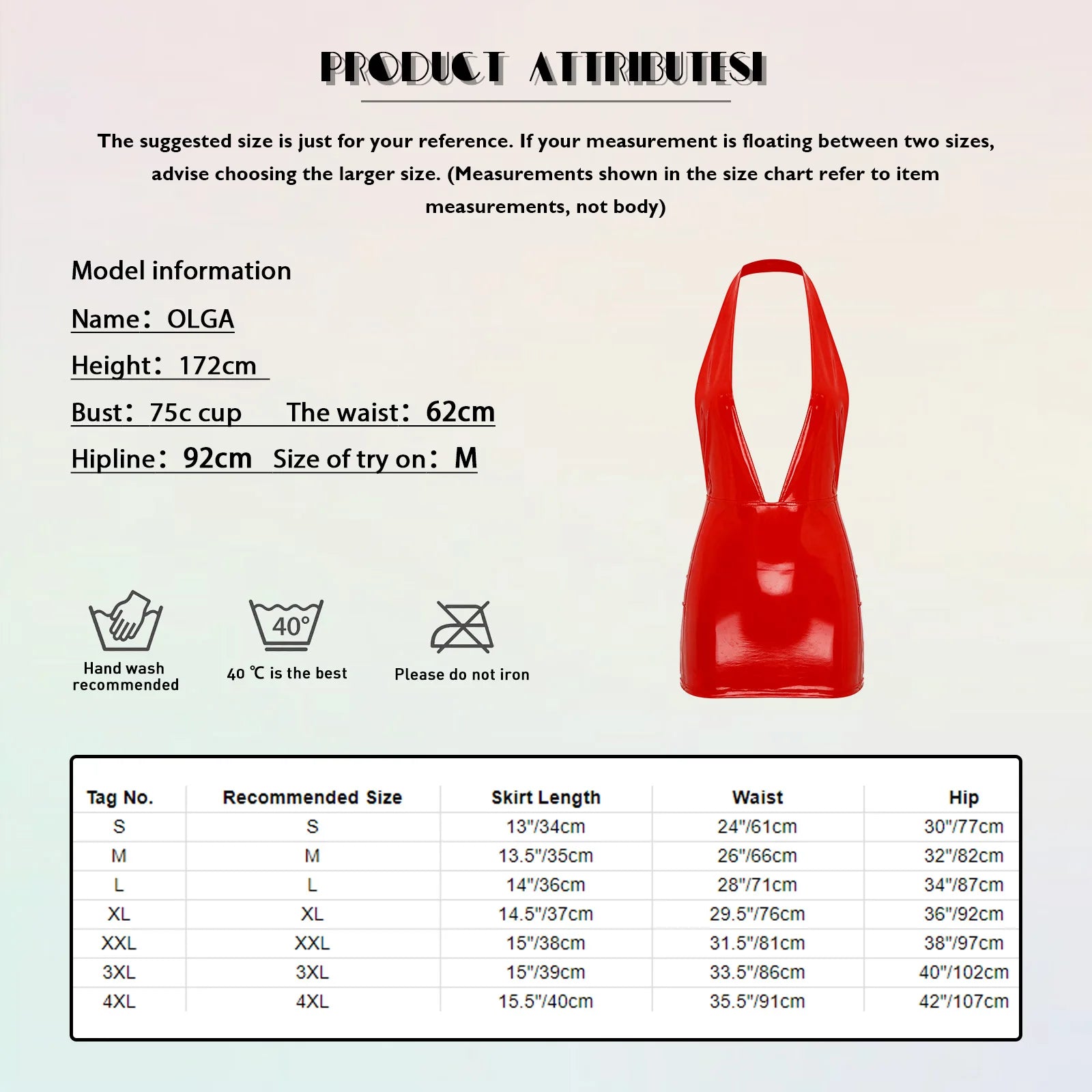 Women Sexy Deep V Backless Dress Wet Look Patent Leather Bodycon Minidress Nightclub Pole Dancing Costume Clubwear Nightwear