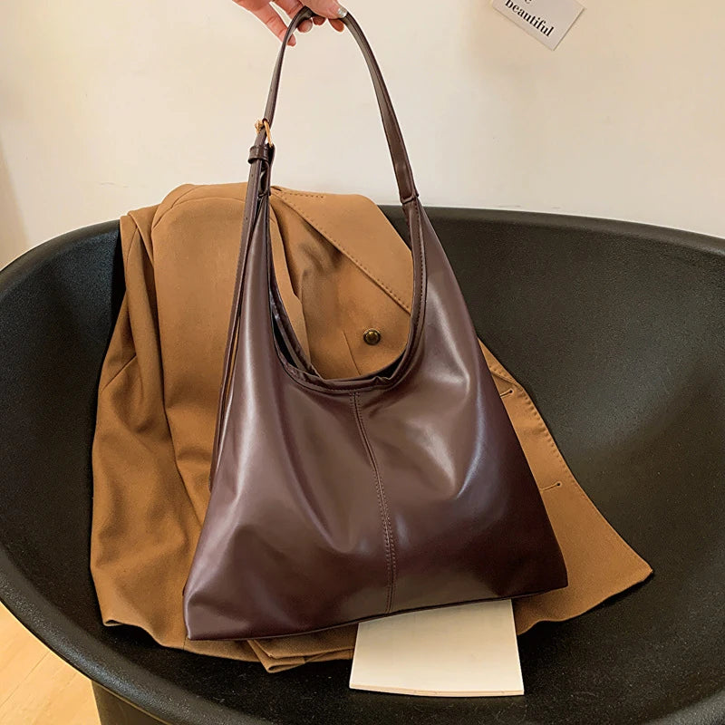 2025 High-Quality PU Large Tote Bag
