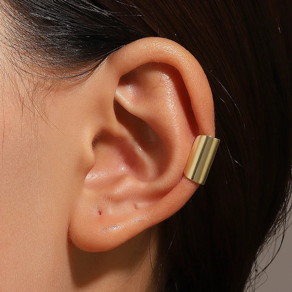 Punk Geometric Ear Cuff Earrings