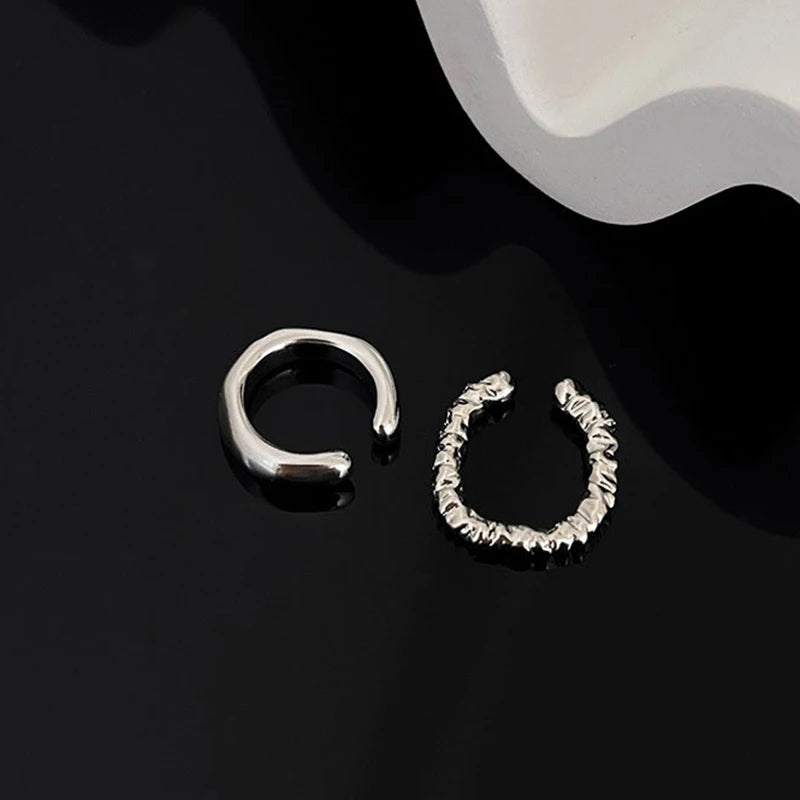 Punk Geometric Ear Cuff Earrings