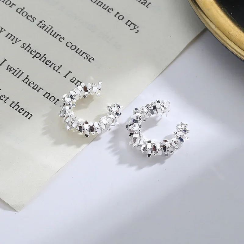 1PC Irregular Star Clip-On Ear Cuff