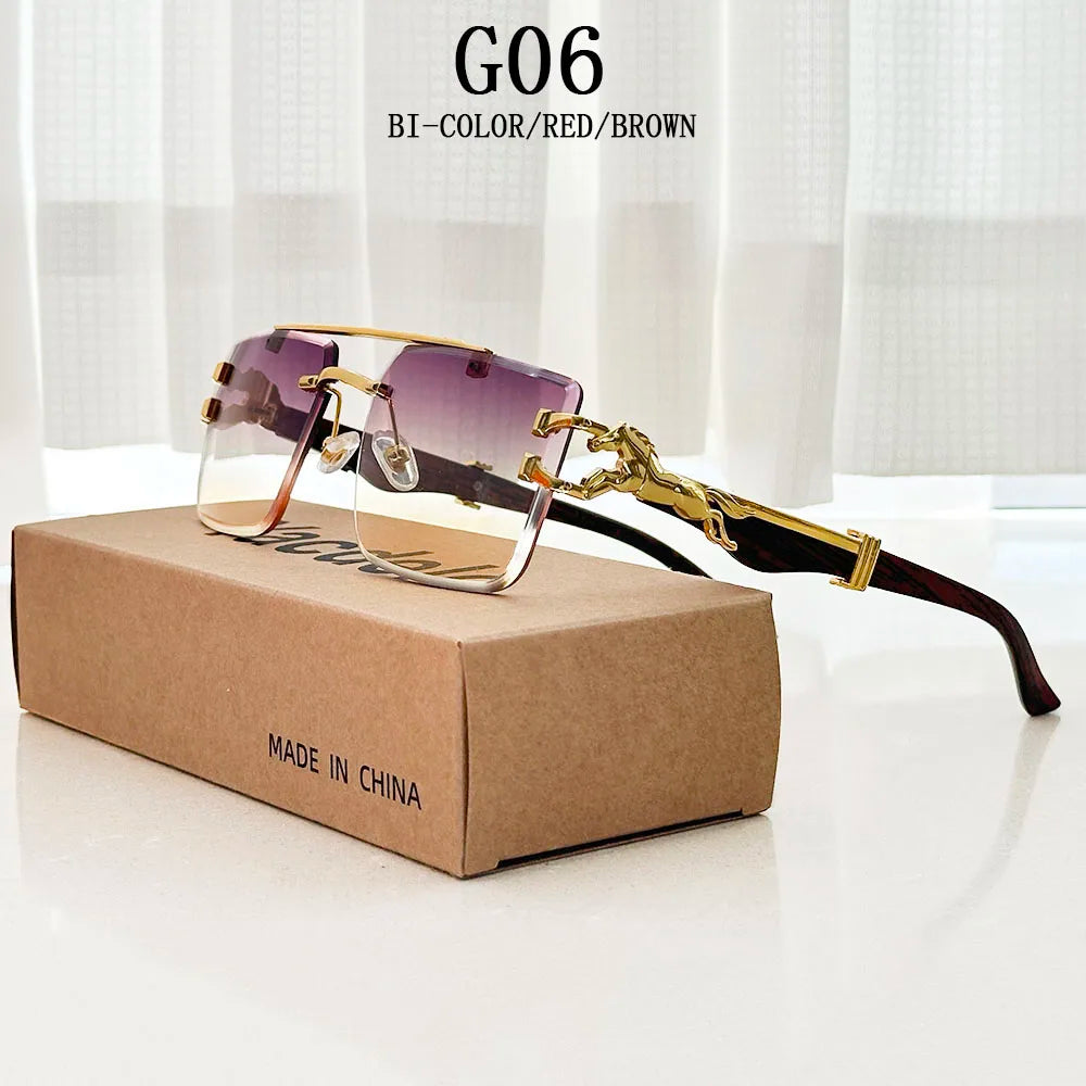 Vintage Square Sunglasses for Men & Women