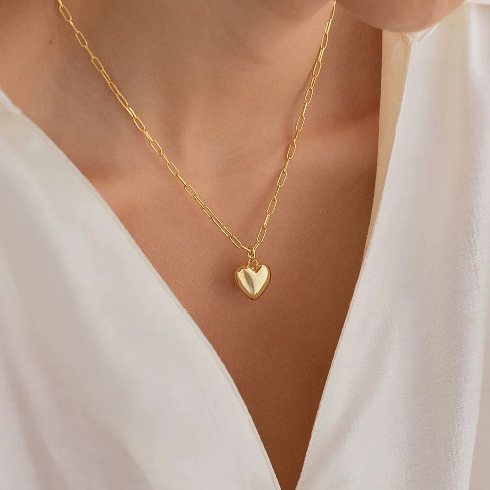 Crystal Zircon Butterfly Pendant Necklace