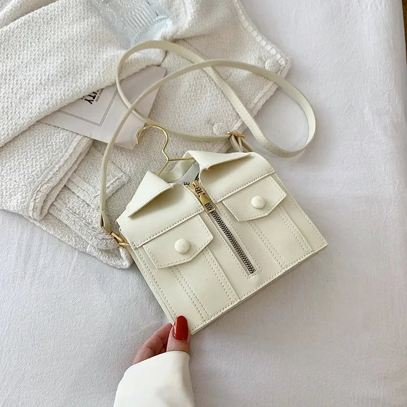 Casual 3D Jacket Style Crossbody Bag