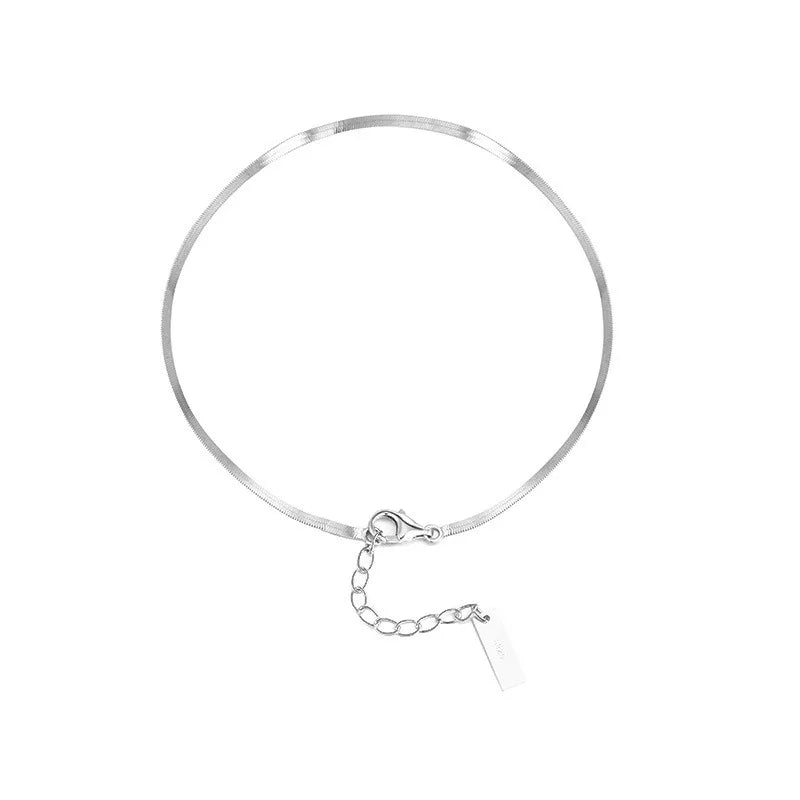 Simple Blade Chain Anklet for Women