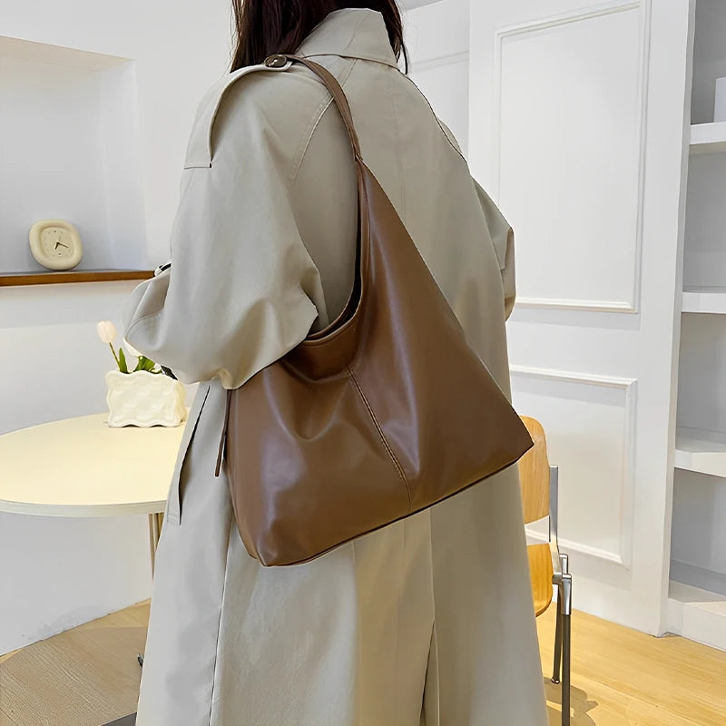 2025 High-Quality PU Large Tote Bag