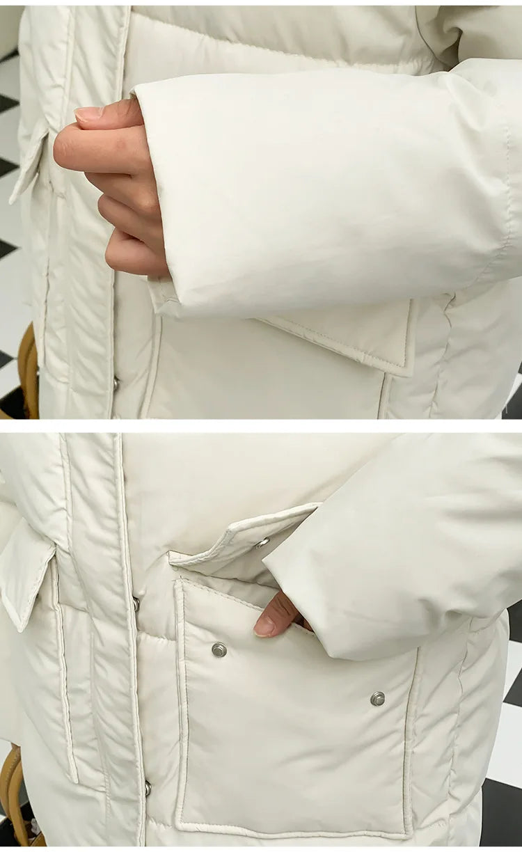 Women Winter Oversize Outwear Cotton Down Coat