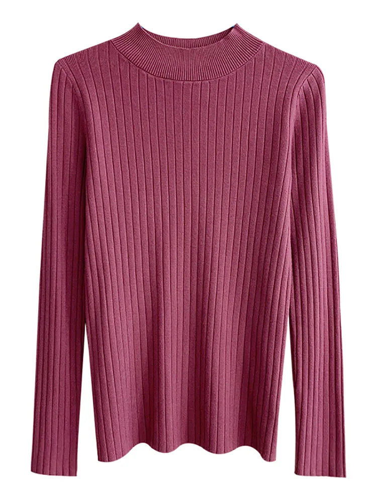 ITOOLIN Women's Cashmere Mockneck Sweater