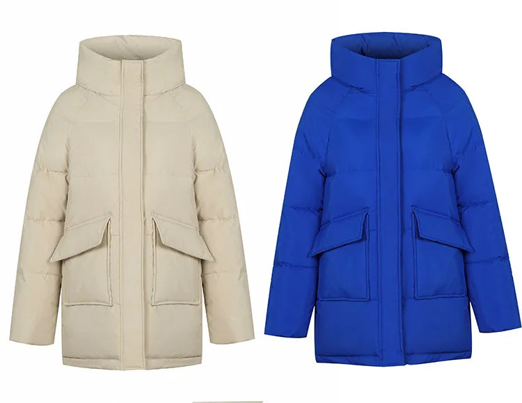 Women Winter Oversize Outwear Cotton Down Coat