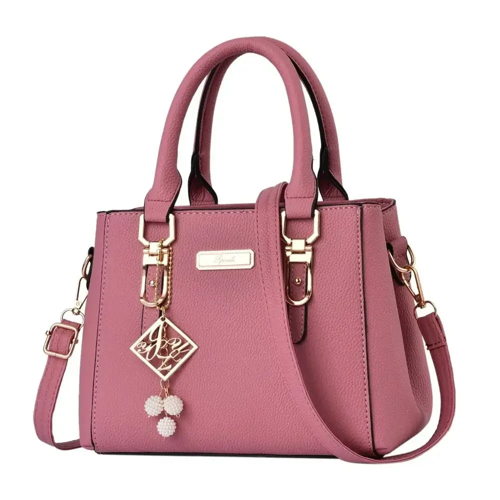 Large Capacity Leather Handbag for Women