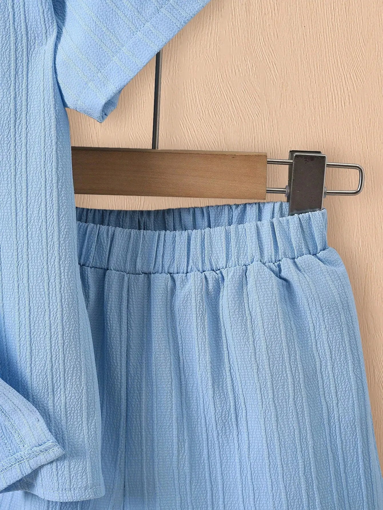 Boys' Blue Wave Shirt & Shorts Set