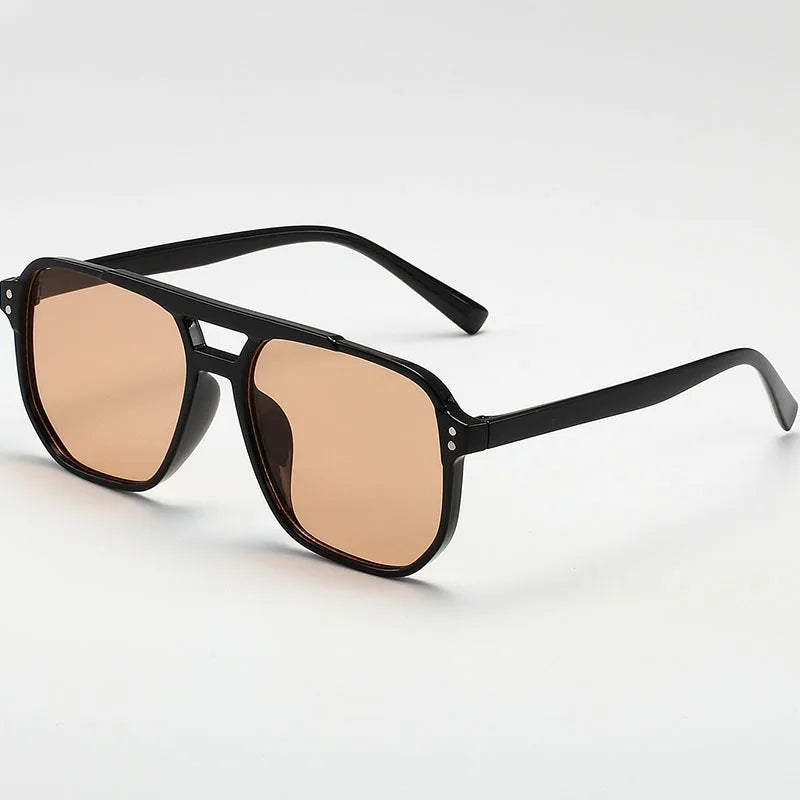 Vintage Big Square Sunglasses UV400 Unisex