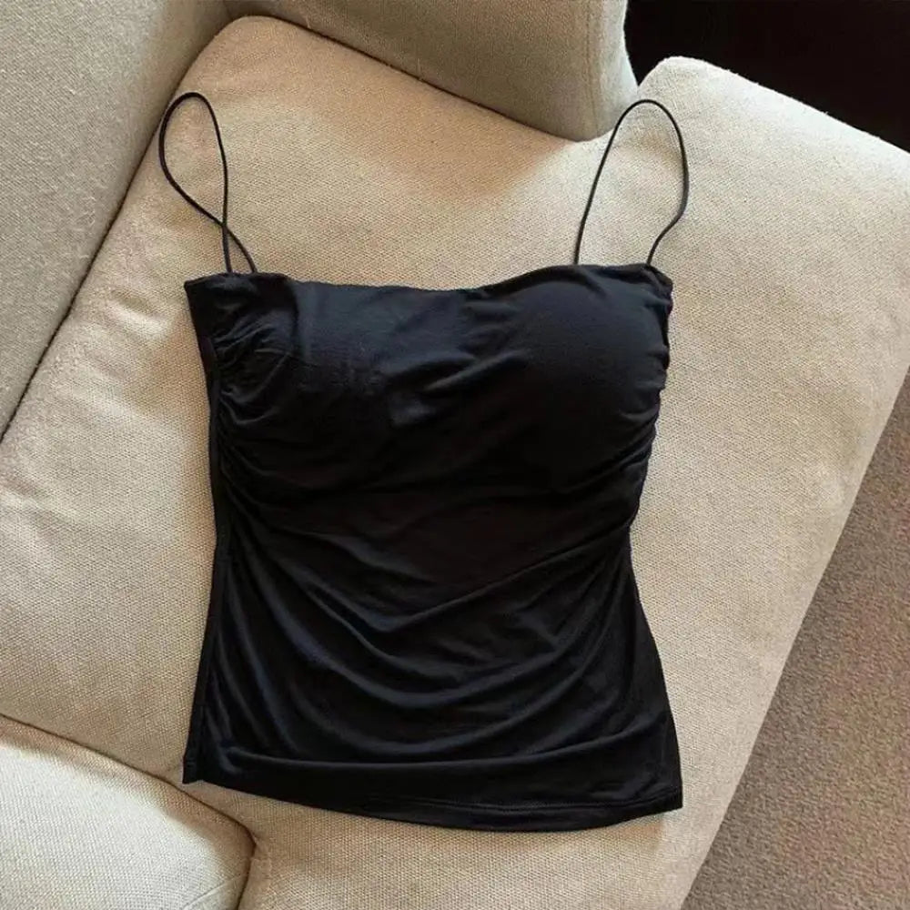 Women’s Built-in Bra Camisole Tank Top