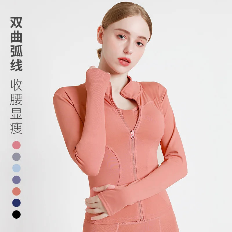 Women’s Zip Sports Jacket Winter Activewear