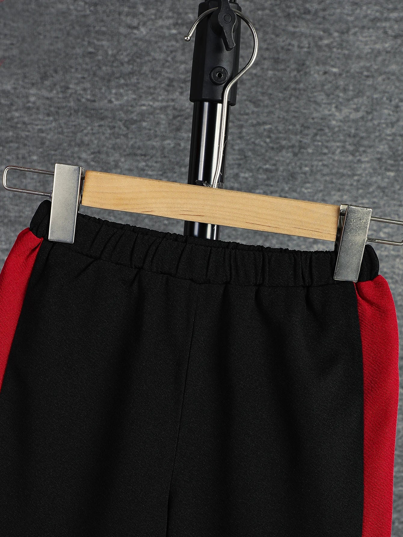 2pcs Boys Colorblock T-shirt & Shorts Set