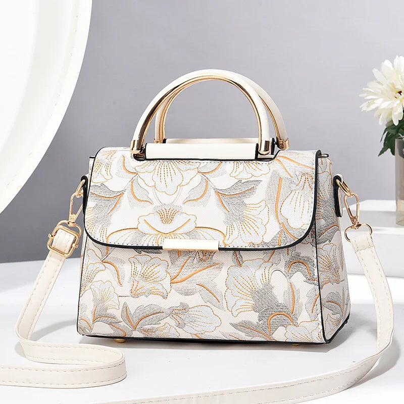2025 Trendy Stripe Colorblock Shoulder Bag