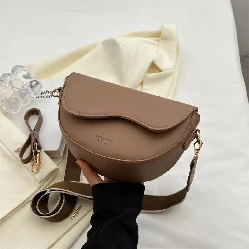 Luxury Print Leather Women’s Shoulder Bag