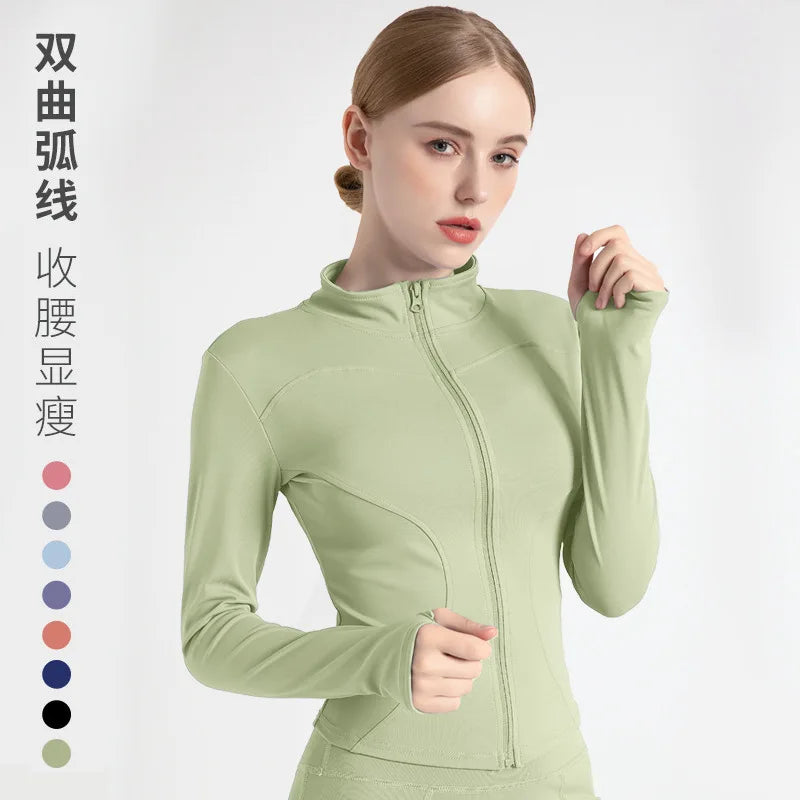 Women’s Zip Sports Jacket Winter Activewear