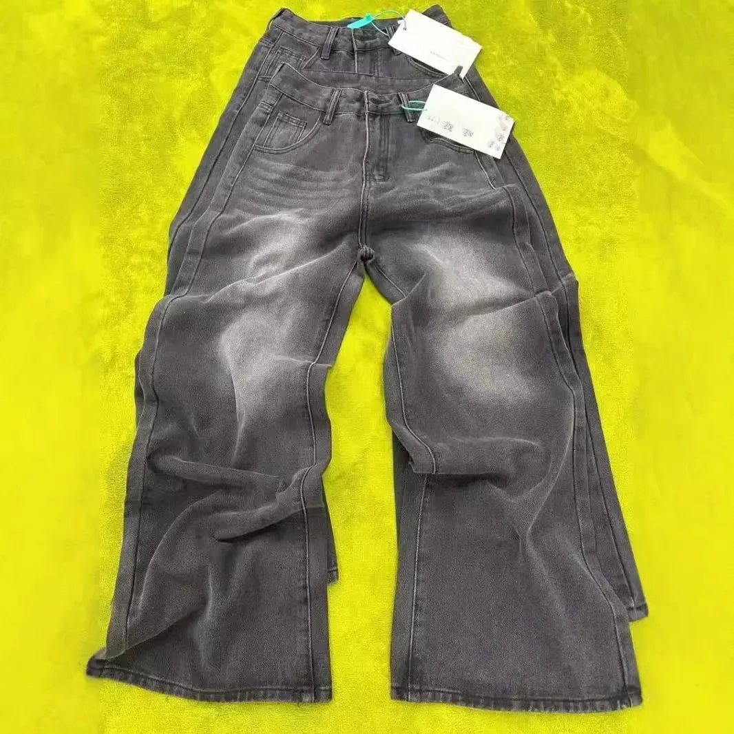Slimming High-Waisted Bell Bottom Jeans