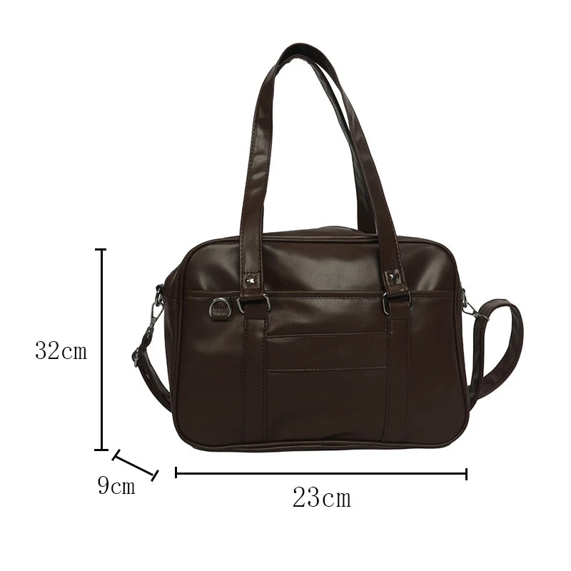 Japanese JK Style PU Leather Shoulder Bag