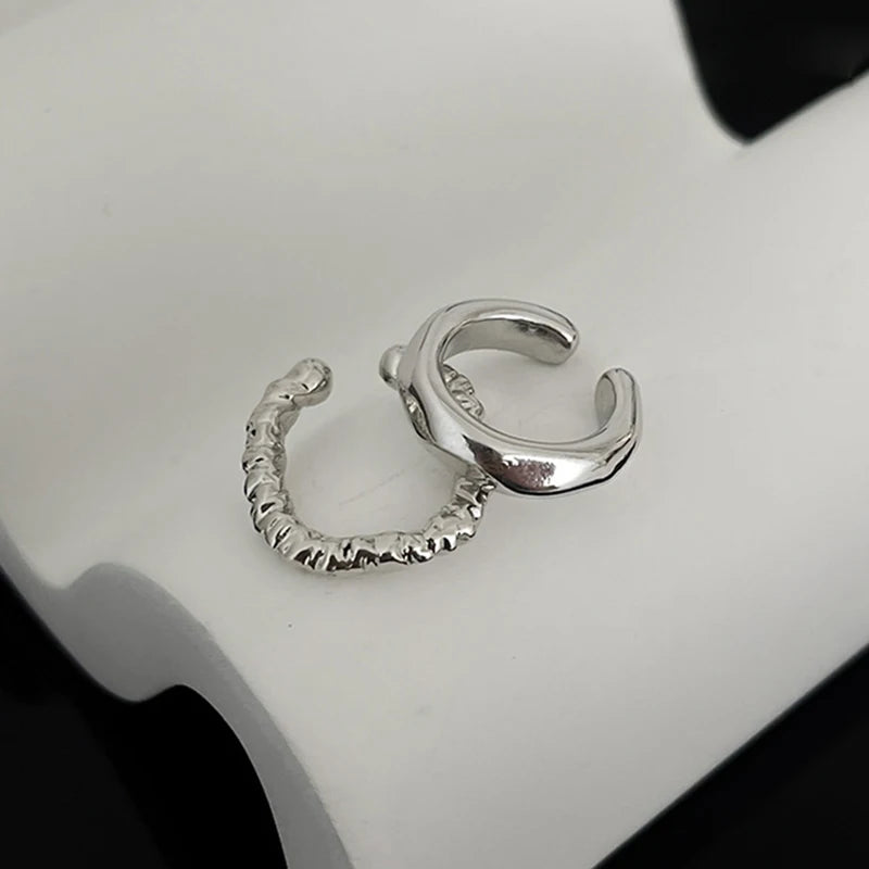 Punk Geometric Ear Cuff Earrings