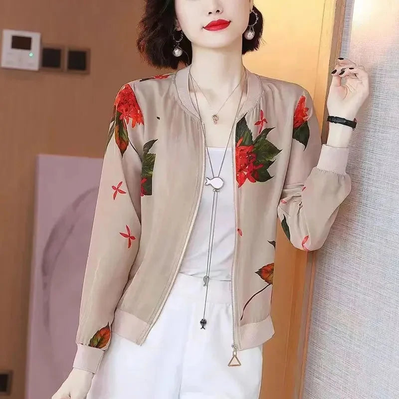 Women’s Knitted Sun Protection Baseball Jacket