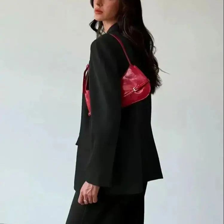 Women's Elegant and Fashionable Two-Piece Business Casual Suit Jacket and Wide-Leg Pants Suit, Versatile Suit Set for Everyday Wear