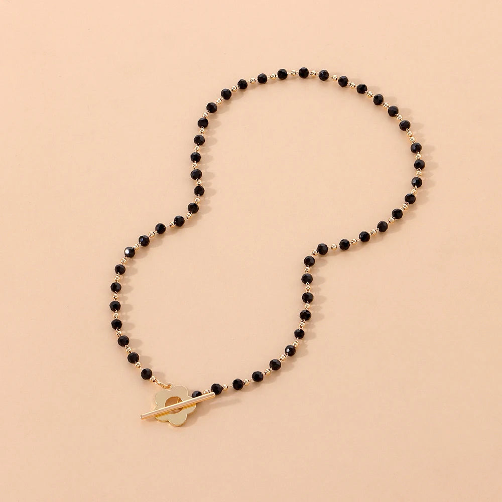 Luxury Black Crystal Butterfly Necklace
