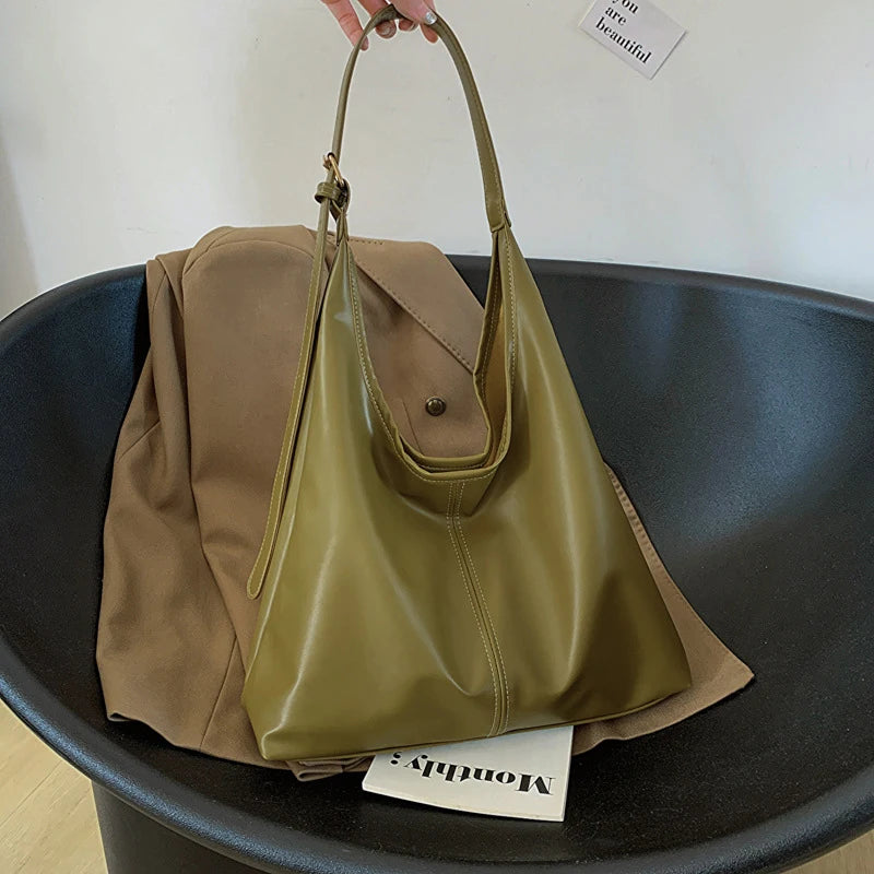 2025 High-Quality PU Large Tote Bag