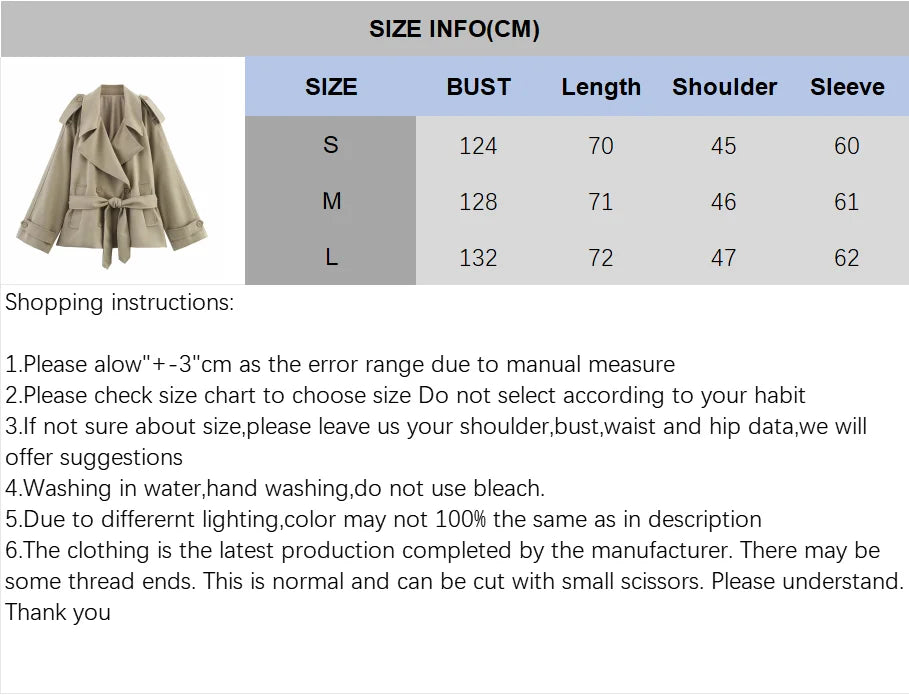 Women Casual Loose Jackets Lapel Long Sleeves