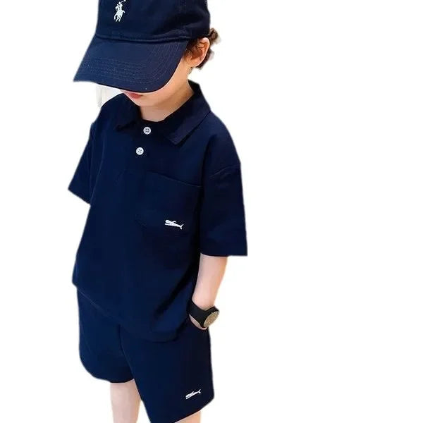 Boys' Sporty Short Sleeve & Pants Set