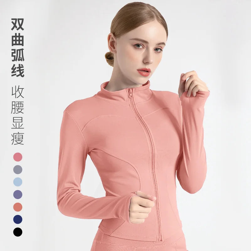 Women’s Zip Sports Jacket Winter Activewear