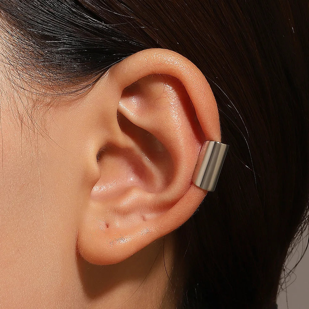 Punk Geometric Ear Cuff Earrings