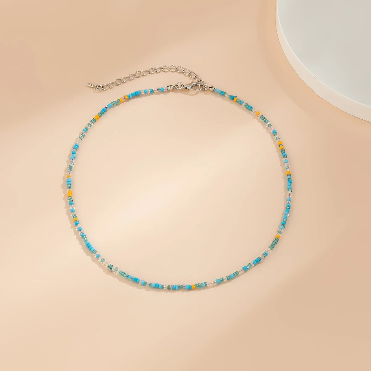 Bohemian Multicolour Seed Beads Necklace