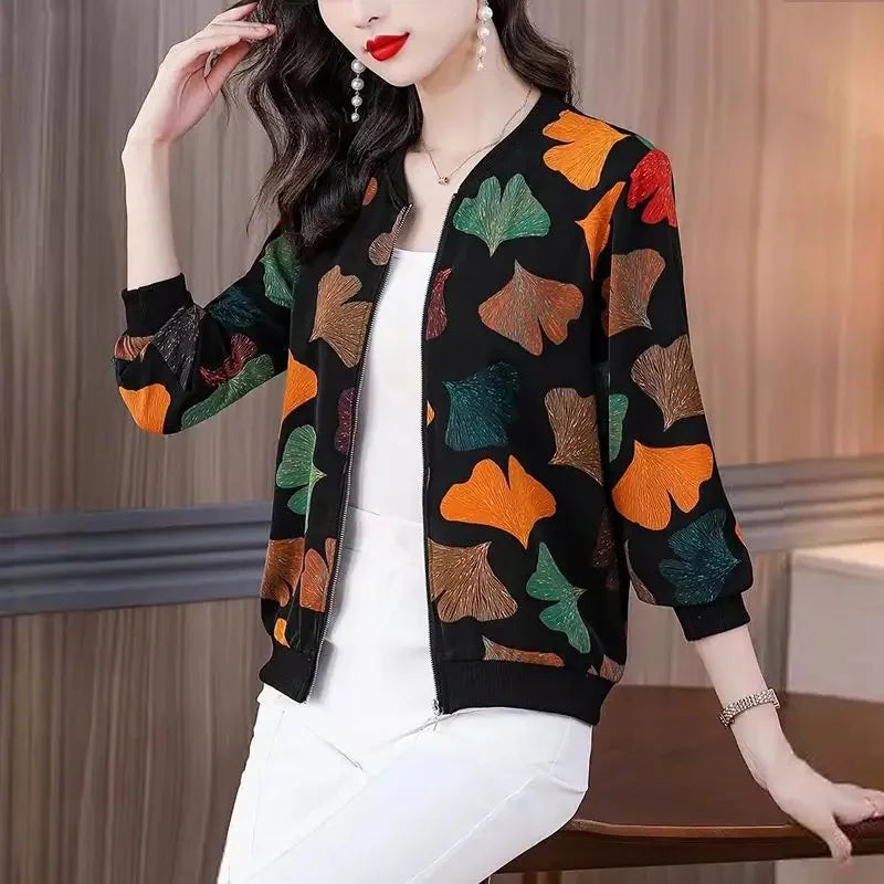 Women’s Knitted Sun Protection Baseball Jacket
