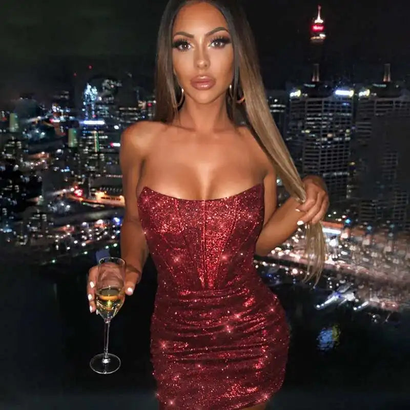 Giyu Satin Dress Women 2023 Autumn Sexy Night Club Party Bodycon Mini Dresses Ruched Slash Neck Off Shoulder Backless Vestidos