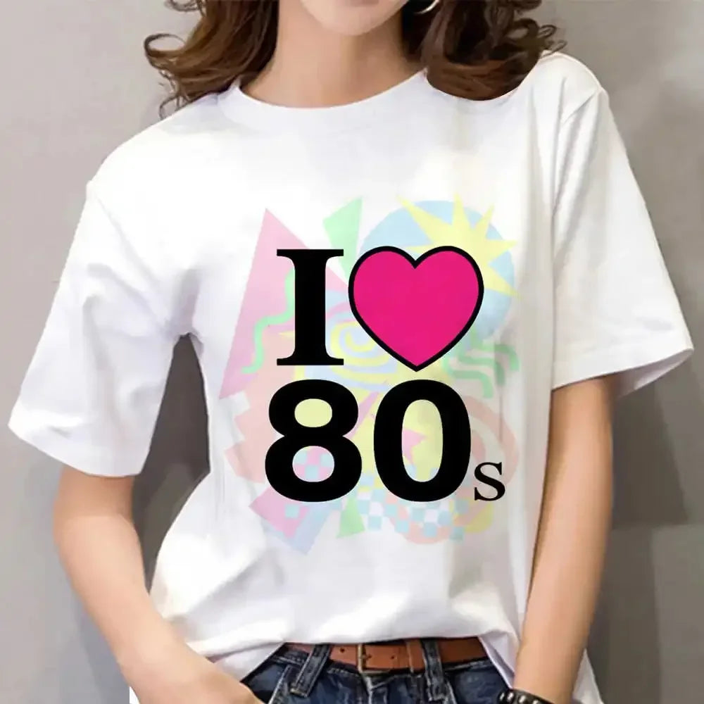 Love 80 3D Print Oversized T-shirt