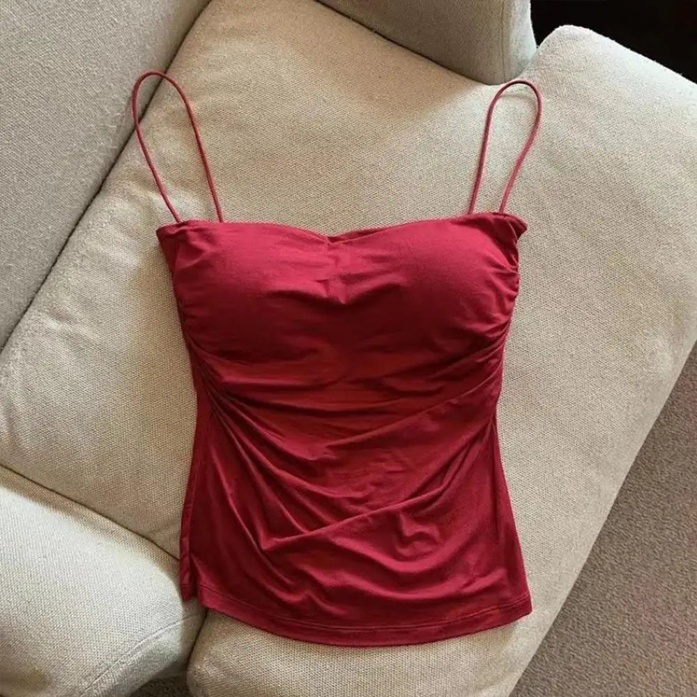 Women’s Built-in Bra Camisole Tank Top