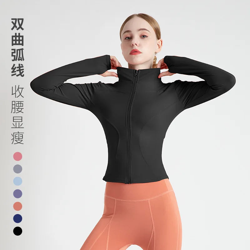 Women’s Zip Sports Jacket Winter Activewear