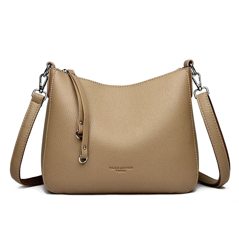 Genuine Leather Luxury Crossbody Shoulder Bag