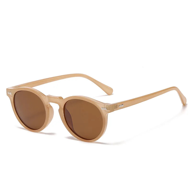 Retro Round Polarized Sunglasses for Men & Women