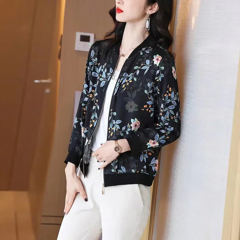 Women’s Knitted Sun Protection Baseball Jacket