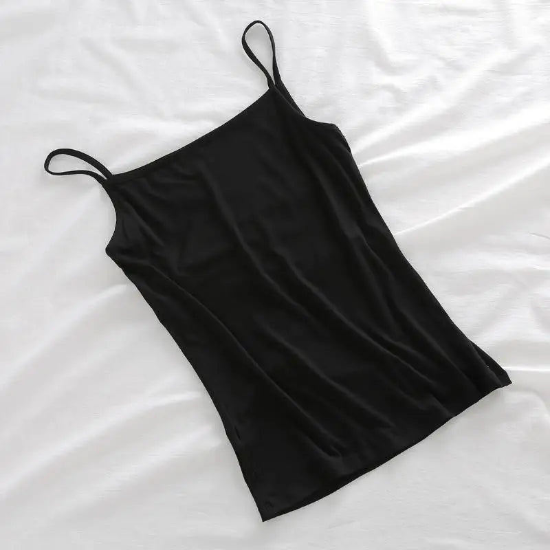 Women’s Built-in Bra Camisole Tank Top