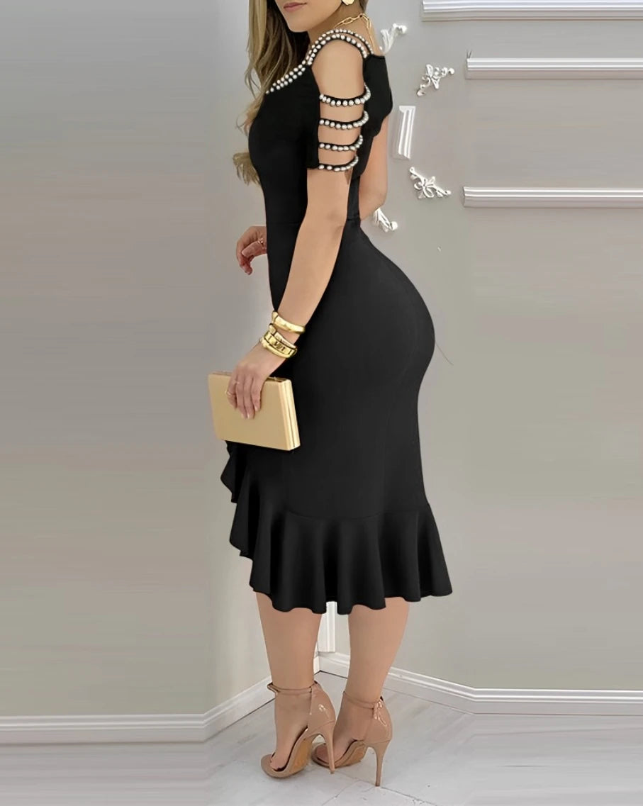Summer Dresses 2025 Women's Dress Solid Party Fashion Dress
