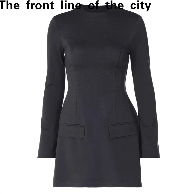 Slim Fit Lace Dr Sexy Hip Hing Faionable Autumn Winter