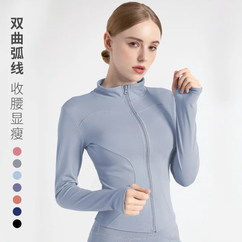 Women’s Zip Sports Jacket Winter Activewear