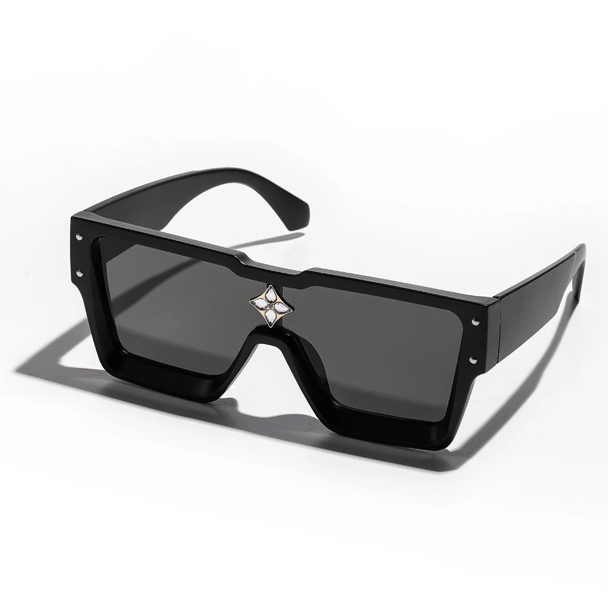 Ruiao Retro Black Luxury Sunglasses 2024