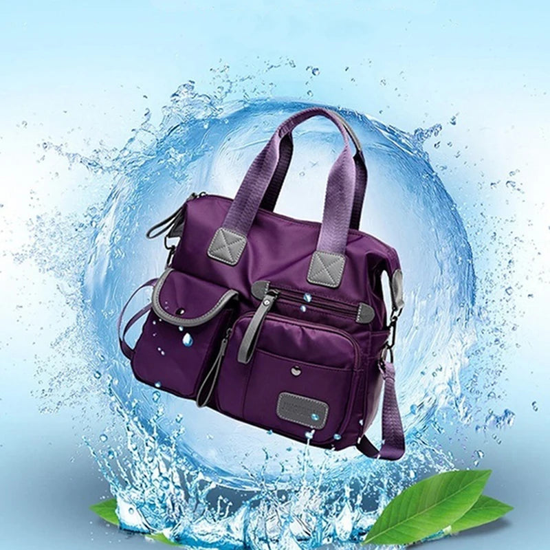 Nylon Waterproof Large Capacity Tote Bag