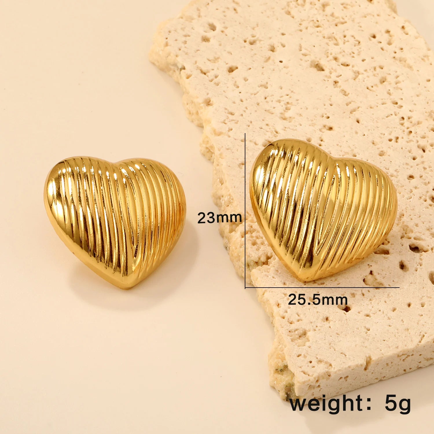 LUXUSTEEL Shell Water Drop Pearl Stud Earrings